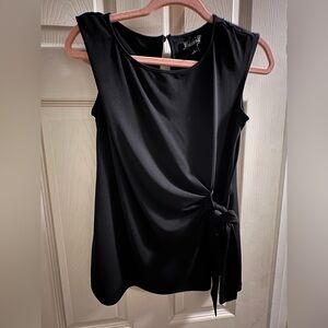 Roz & Ali Black Sleeveless Blouse